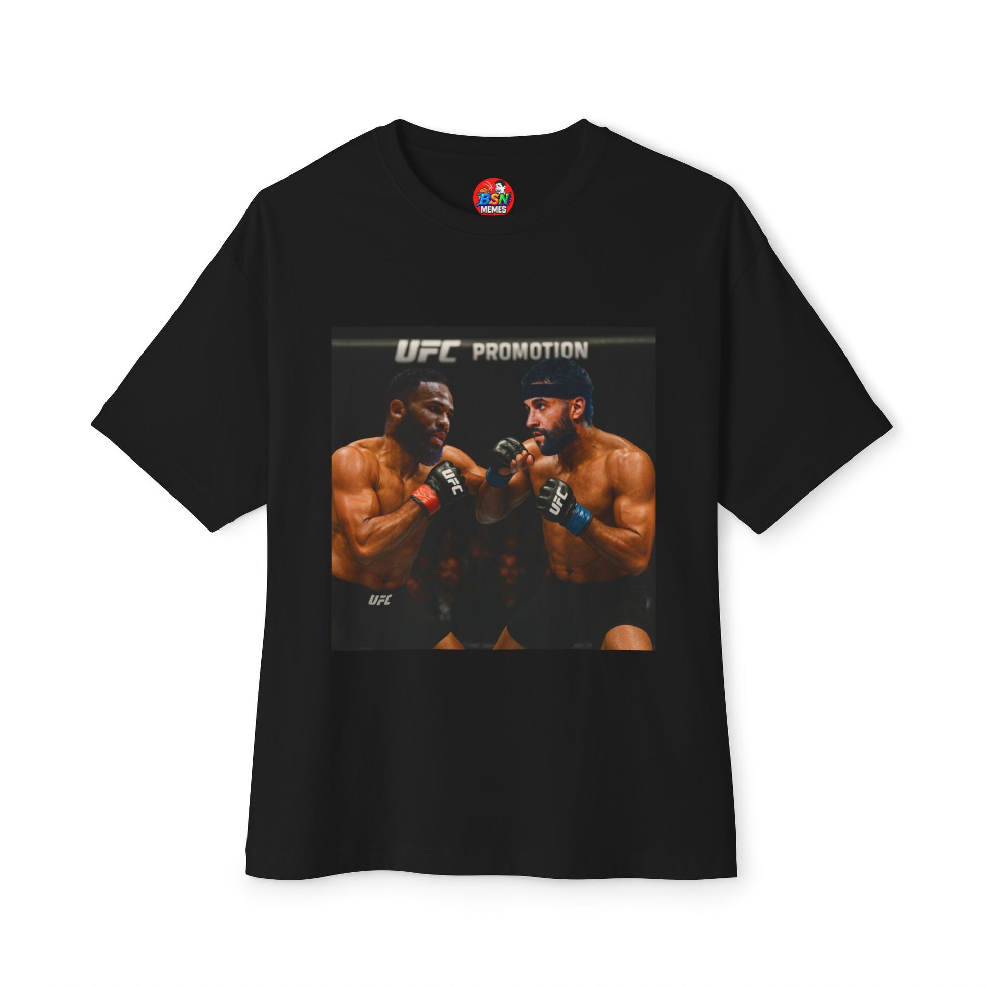 Guerra de Rivales UFC Graphic Oversized T-Shirt - Sporty, Casual Wear, Unisex Tee, Fight Night Apparel, Gift for Sports Fans, Workout Shirt