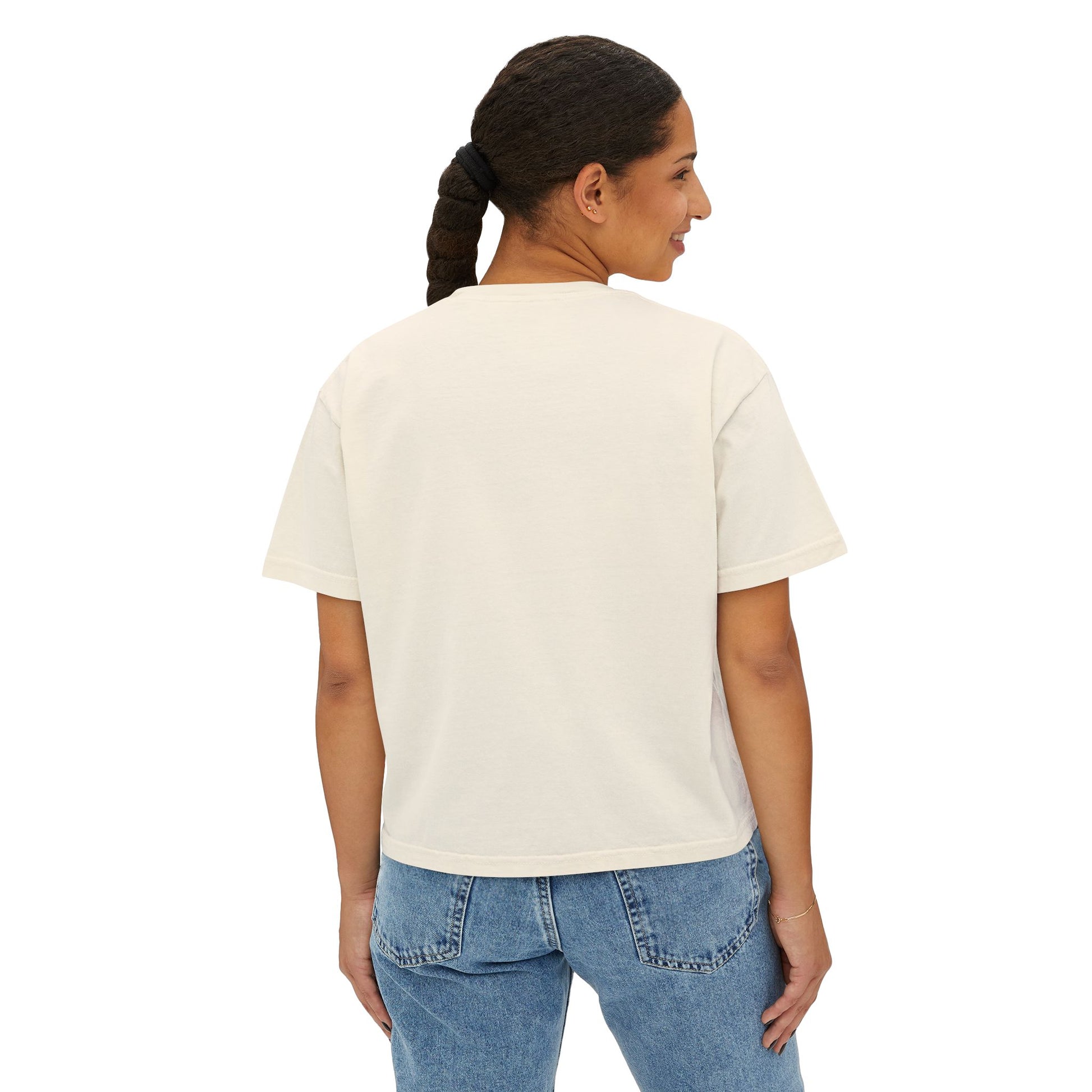 Bayamon Women's Boxy Tee, Casual Summer Top, Vacation Wear, Gift for Her, Streetwear Style, Travel Essential