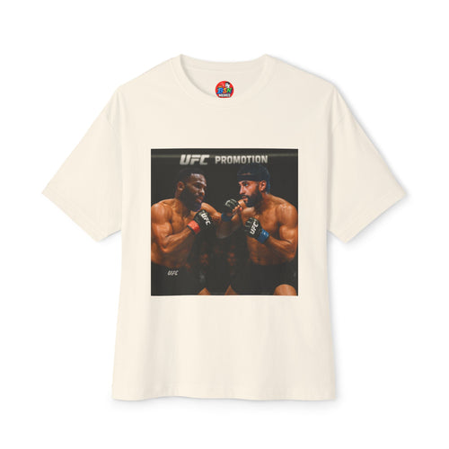 Guerra de Rivales UFC Graphic Oversized T-Shirt - Sporty, Casual Wear, Unisex Tee, Fight Night Apparel, Gift for Sports Fans, Workout Shirt