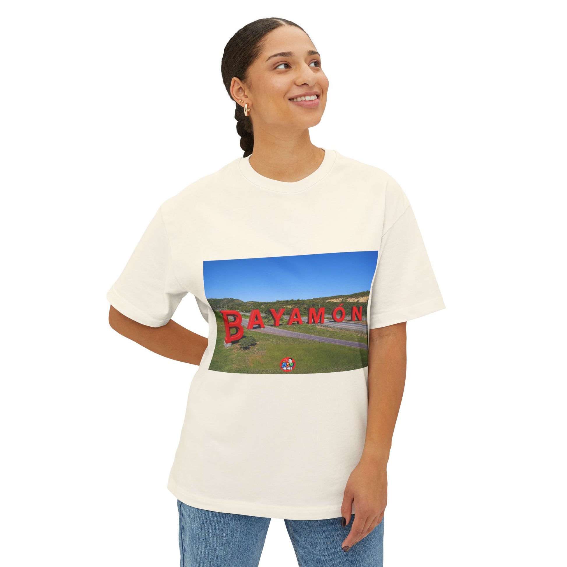 Bayamon Oversized Tee, Casual Unisex T-Shirt, Streetwear, Summer Outfit, Unique Graphic Tee, Comfortable Everyday Wear