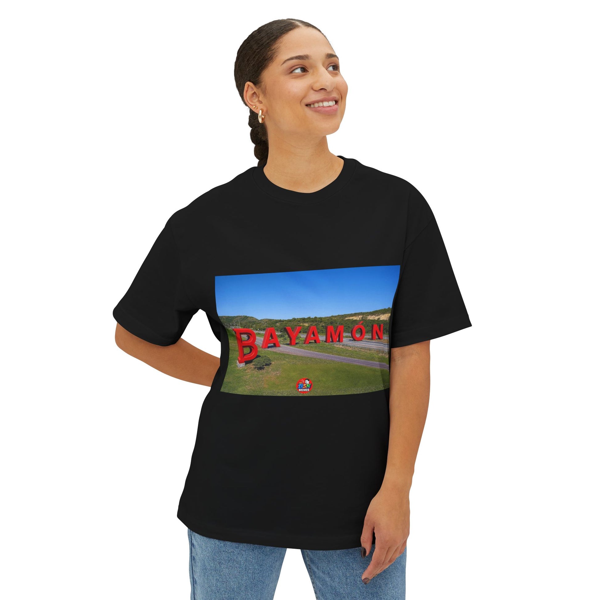 Bayamon Oversized Tee, Casual Unisex T-Shirt, Streetwear, Summer Outfit, Unique Graphic Tee, Comfortable Everyday Wear