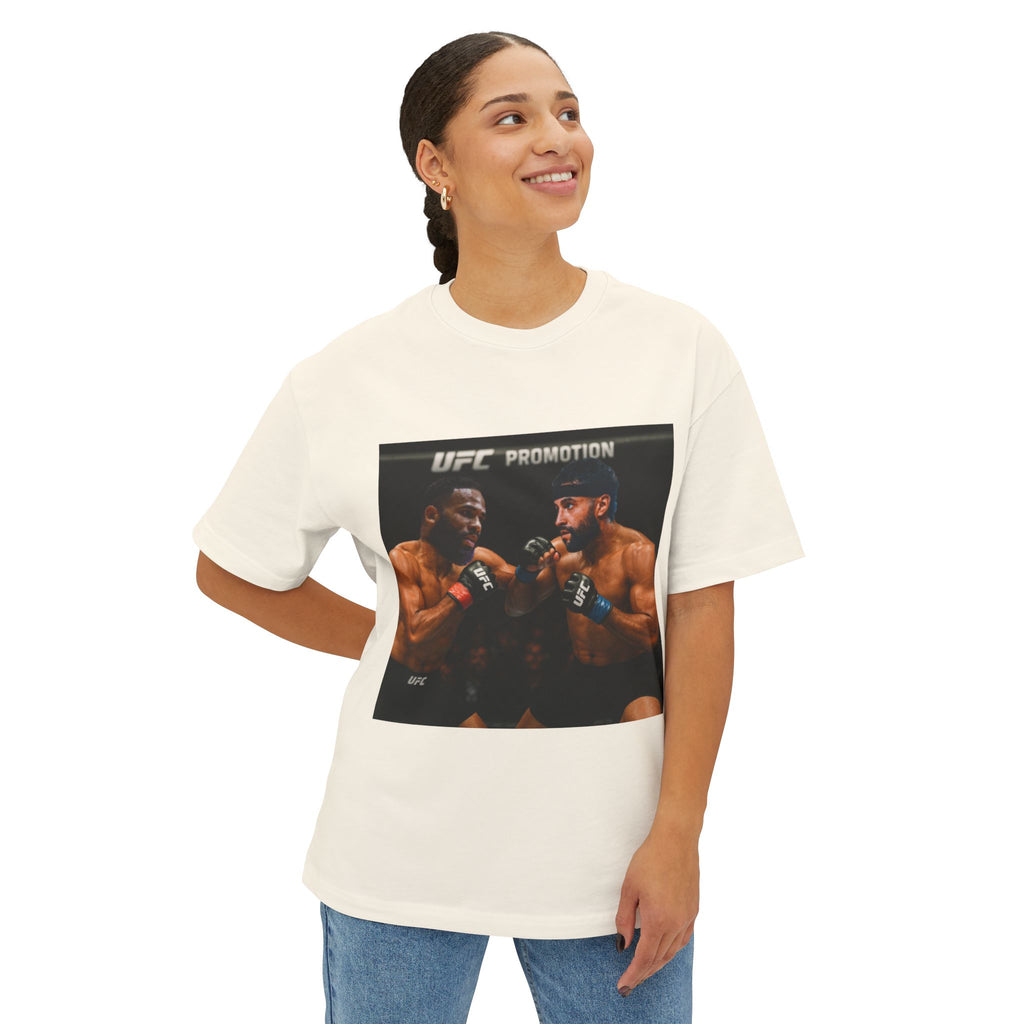 Guerra de Rivales UFC Graphic Oversized T-Shirt - Sporty, Casual Wear, Unisex Tee, Fight Night Apparel, Gift for Sports Fans, Workout Shirt