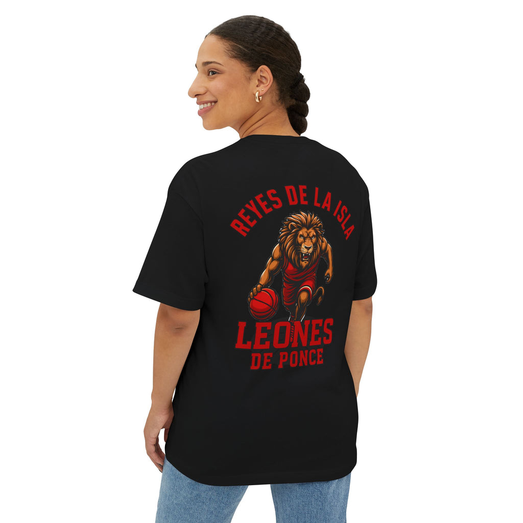 REYES DE LA ISLA LEONES DE PONCE FINALS EDITION Unisex Oversized Boxy Tee