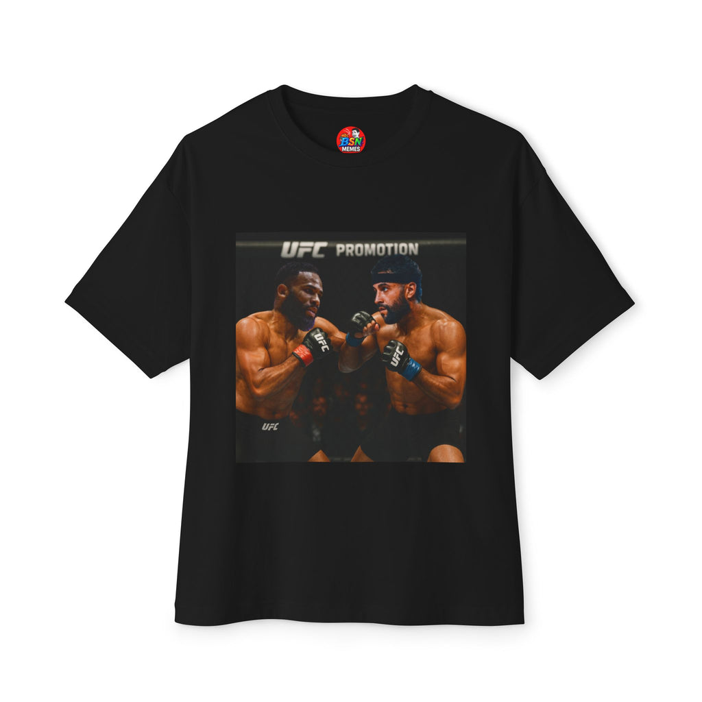 Guerra de Rivales UFC Graphic Oversized T-Shirt - Sporty, Casual Wear, Unisex Tee, Fight Night Apparel, Gift for Sports Fans, Workout Shirt