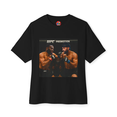 Guerra de Rivales UFC Graphic Oversized T-Shirt - Sporty, Casual Wear, Unisex Tee, Fight Night Apparel, Gift for Sports Fans, Workout Shirt